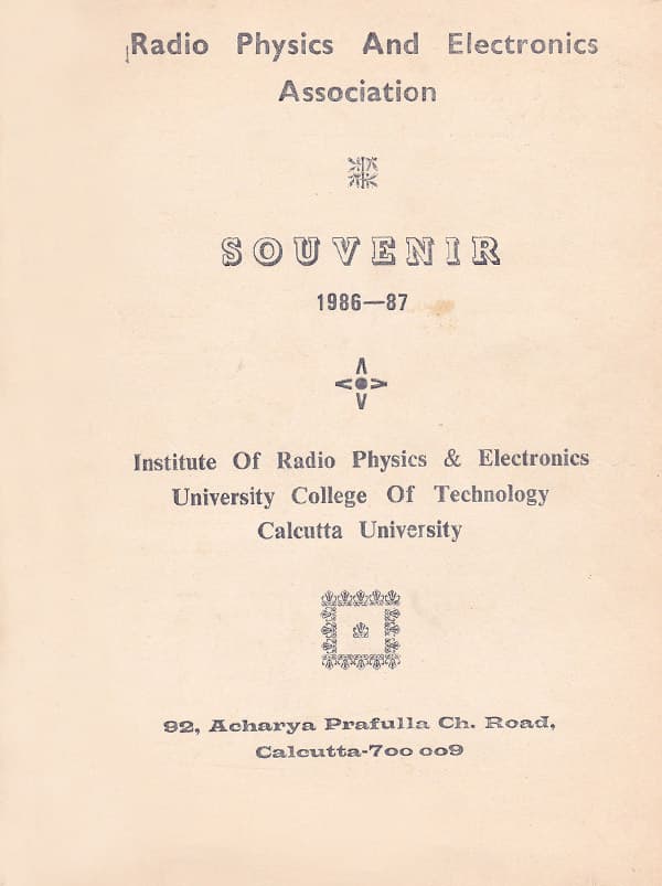 1986-87 Souvenir Cover